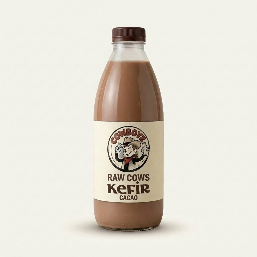 COWBOYZ Cacao Kefir bottle